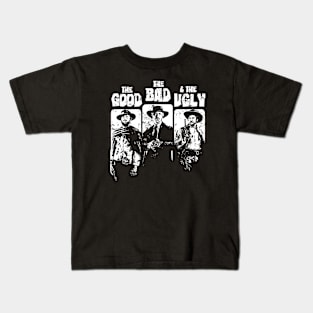 WHITE ART - The Good The Bad And The Ugly Kids T-Shirt
